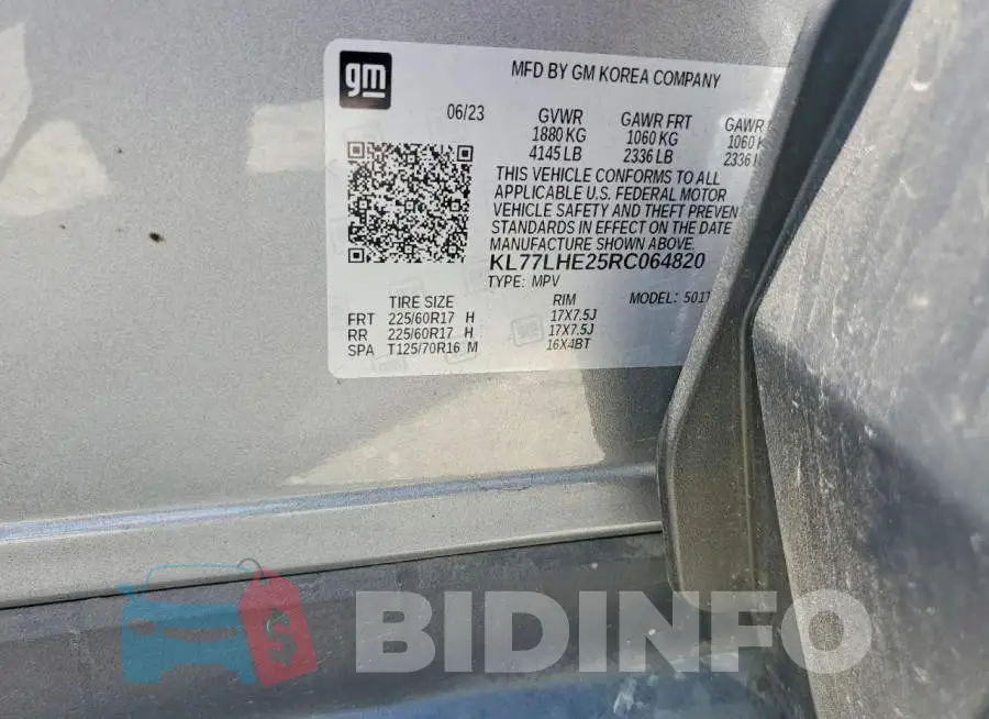 KL77LHE25RC064820 Photo# 12