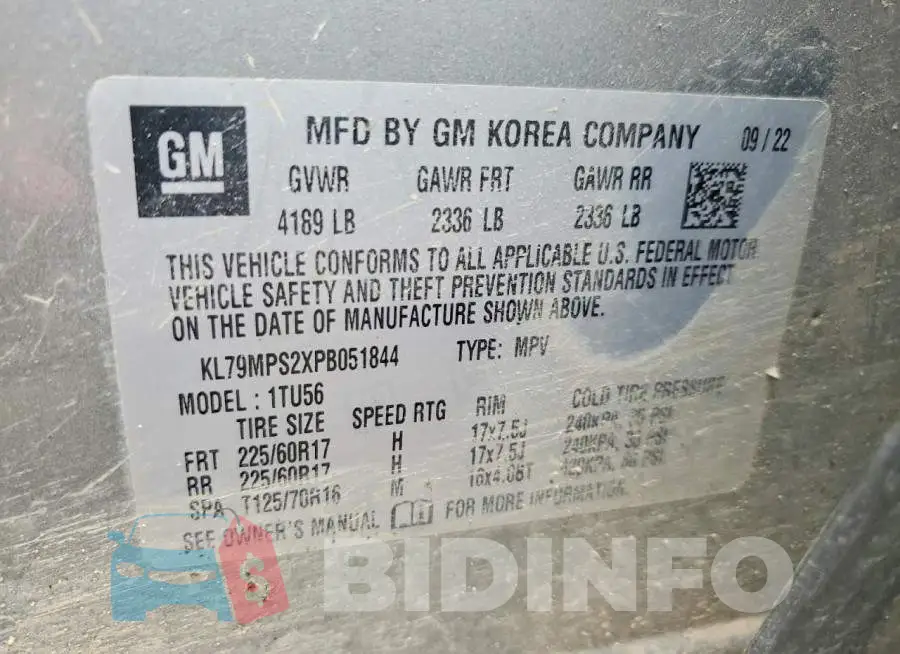 KL79MPS2XPB051844 Photo# 13
