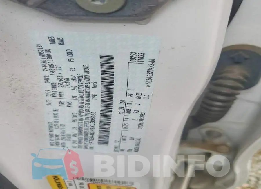 1FTER4EH5KLB05085 Photo# 12