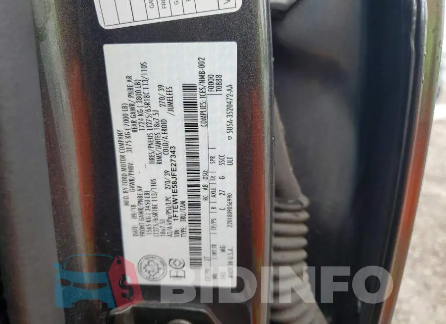 1FTEW1E58JFE27343 Photo# 12