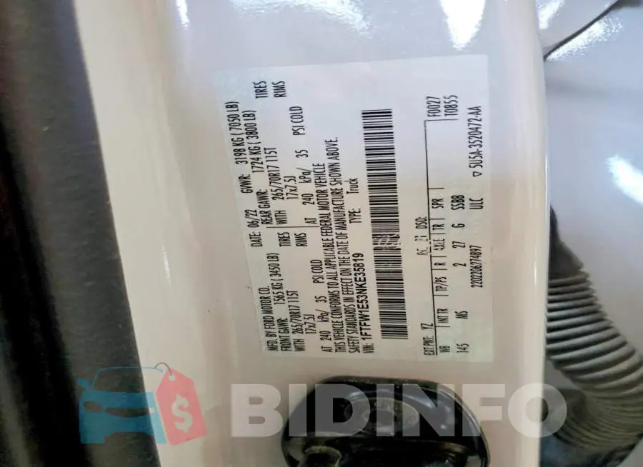1FTFW1E53NKE35819 Photo# 12