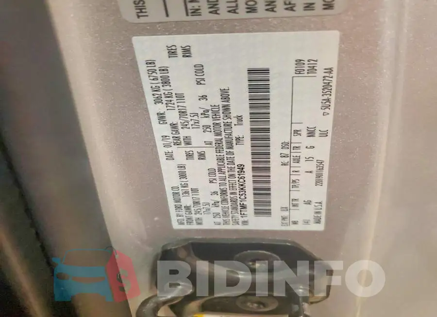 1FTMF1C53KKC61949 Photo# 12