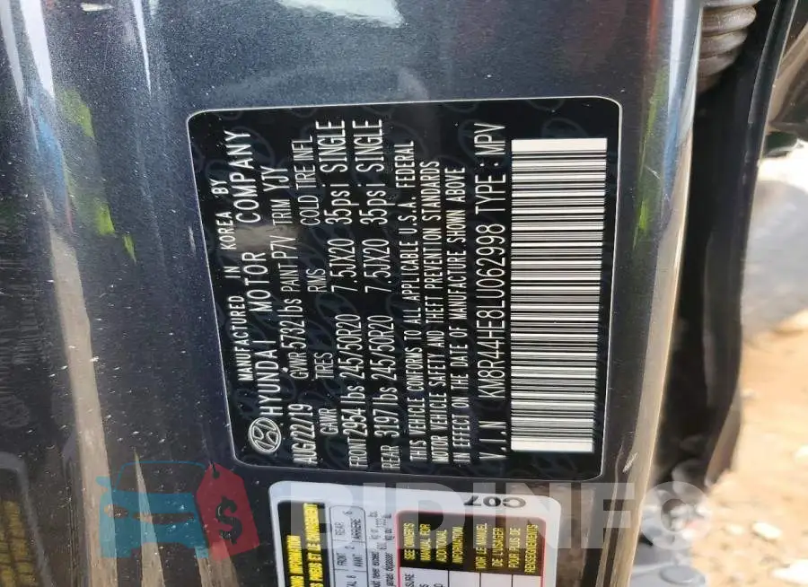 KM8R44HE8LU062998 Photo# 13