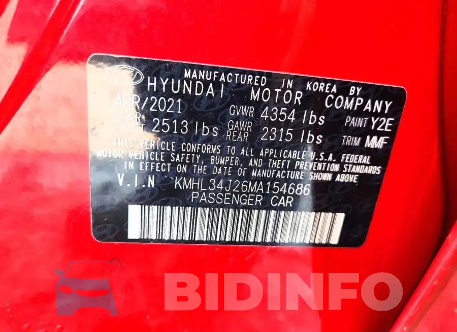 KMHL34J26MA154686 Photo# 12