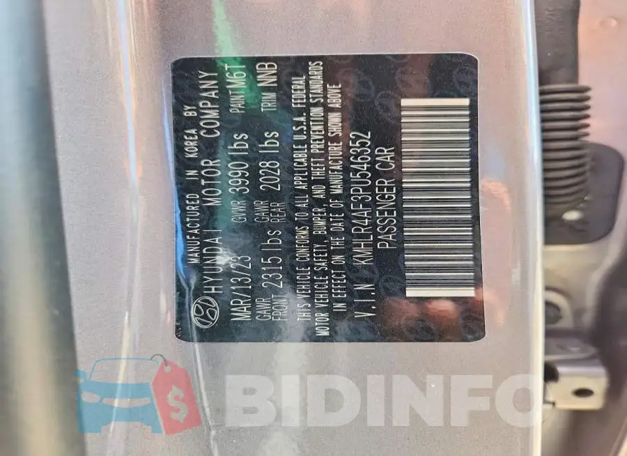 KMHLR4AF3PU546352 Photo# 12