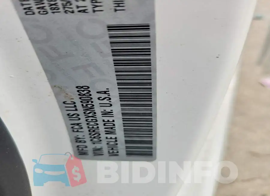 1C6SRECGXSN590838 Photo# 12