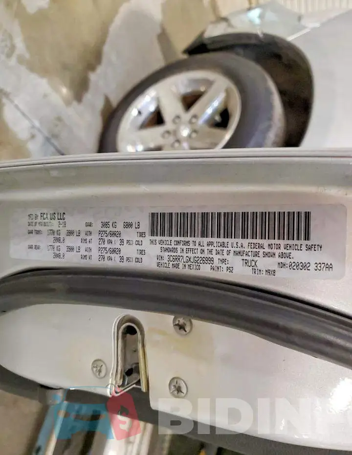 3C6RR7LGXJG226999 Photo# 12