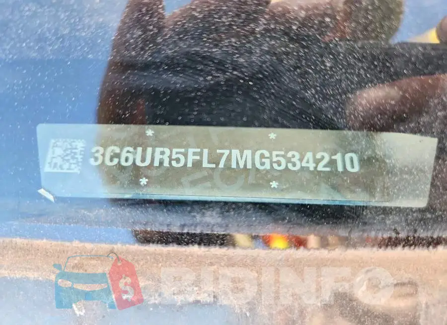 3C6UR5FL7MG534210 Photo# 13