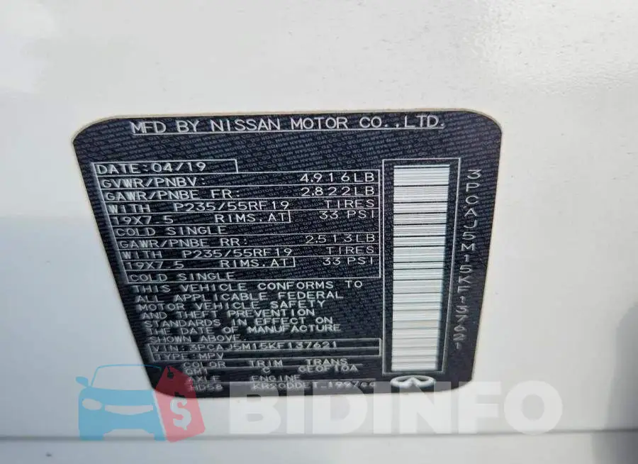 3PCAJ5M15KF137621 Photo# 13