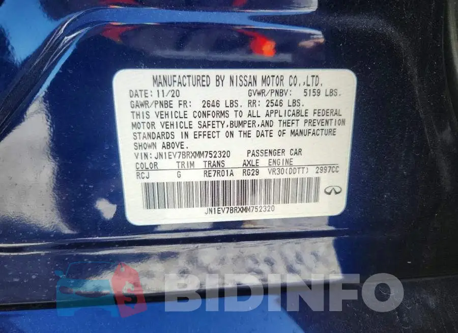 JN1EV7BRXMM752320 Photo# 12