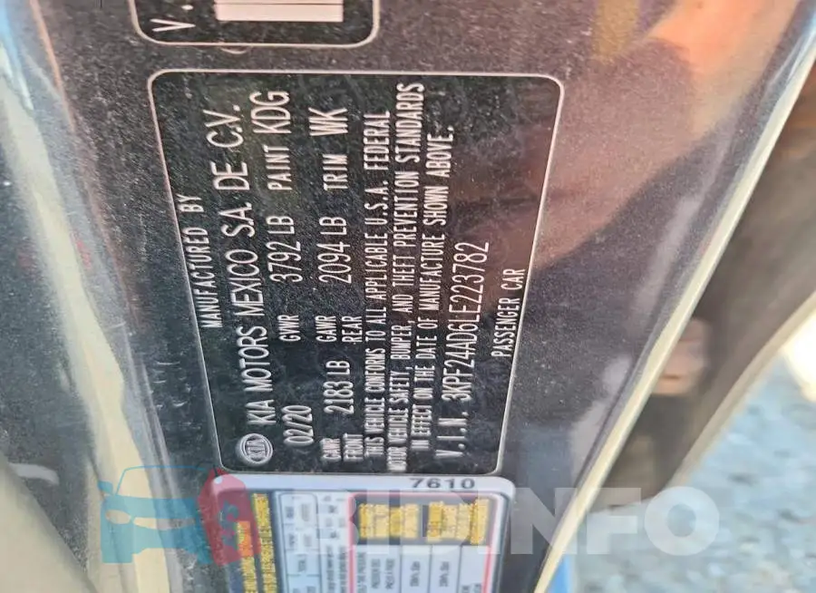 3KPF24AD6LE223782 Photo# 12