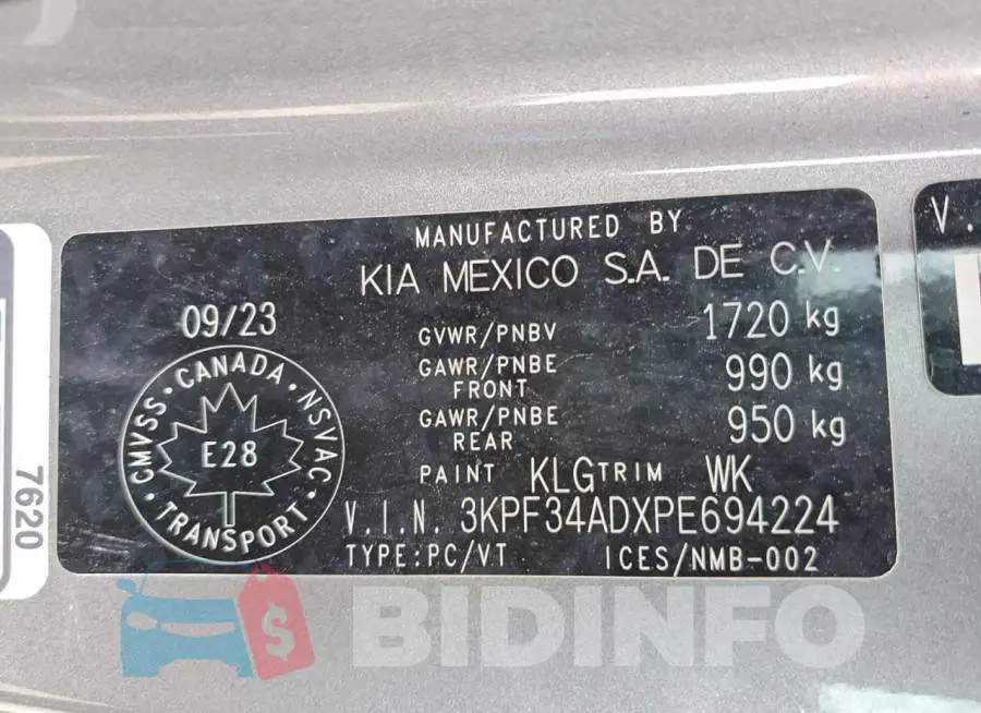 3KPF34ADXPE694224 Photo# 12