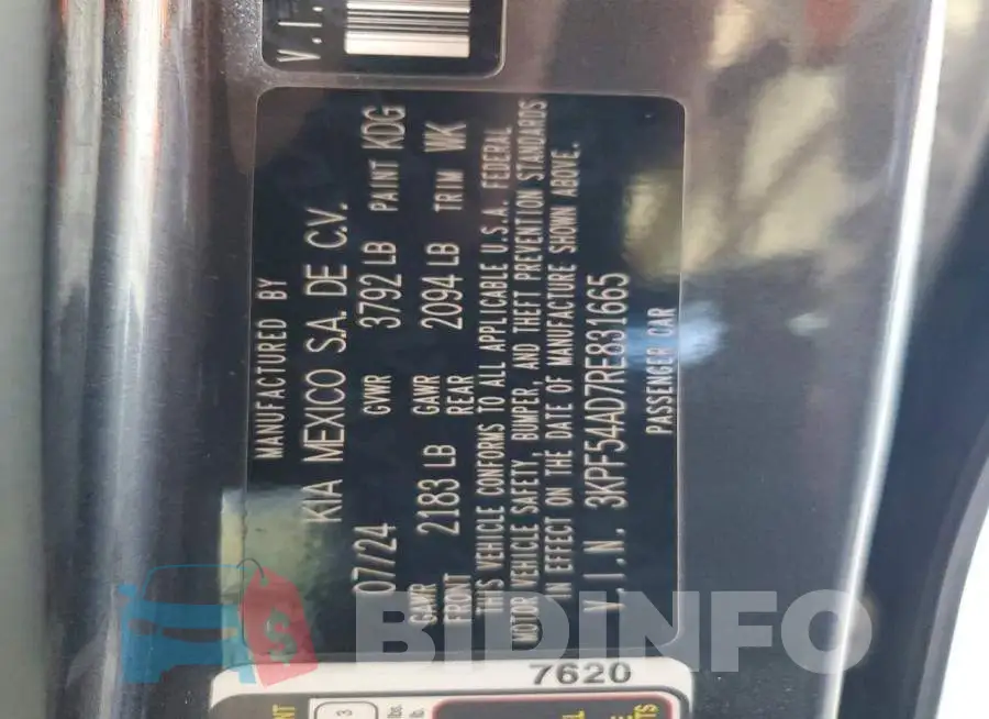 3KPF54AD7RE831665 Photo# 13