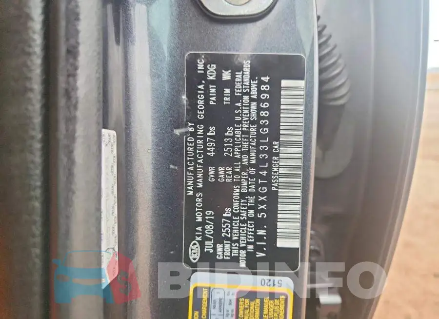 5XXGT4L33LG386984 Photo# 12