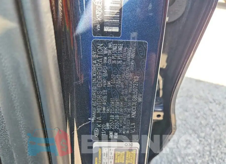 KNDCE3LG8L5073763 Photo# 13