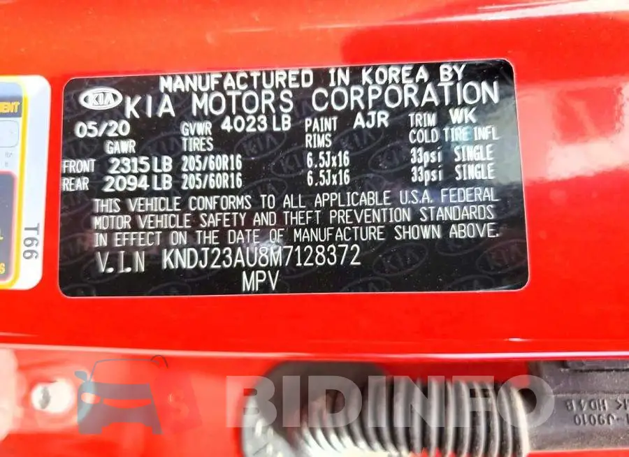 KNDJ23AU8M7128372 Photo# 13
