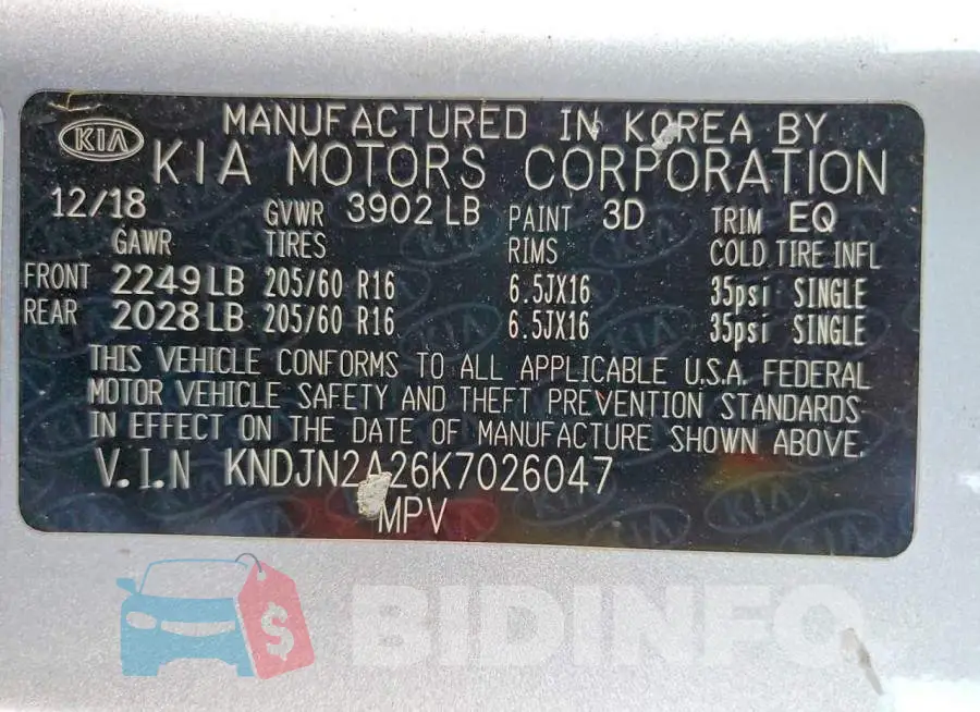 KNDJN2A26K7026047 Photo# 12