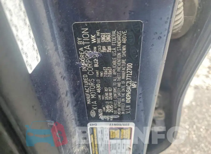 KNDPM3AC2L7712700 Photo# 13