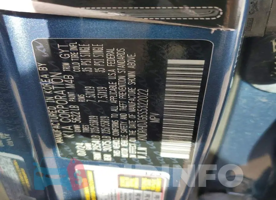 KNDRHDJG6S5322022 Photo# 14