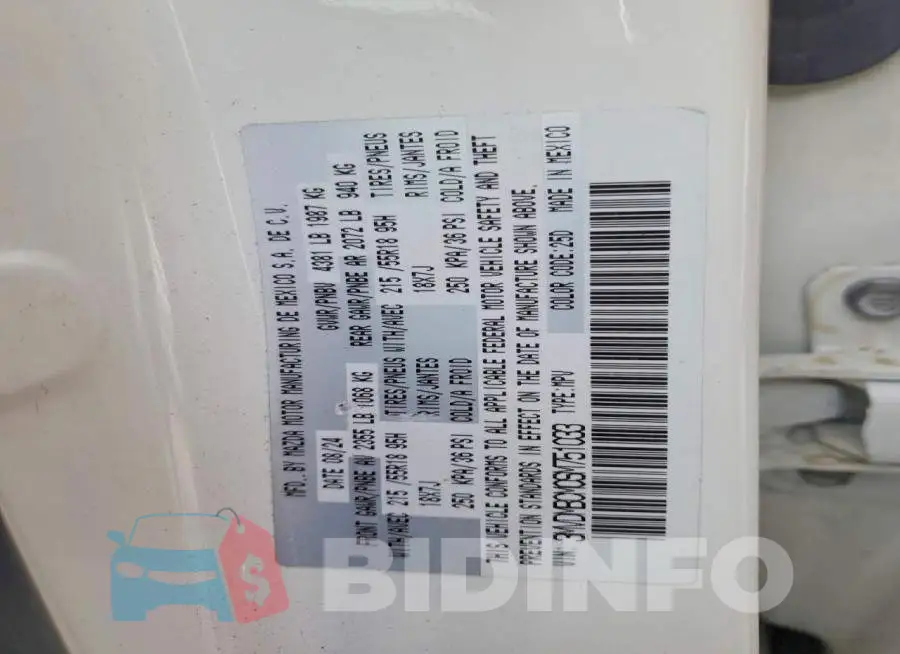 3MVDMBCM0SM751033 Photo# 13