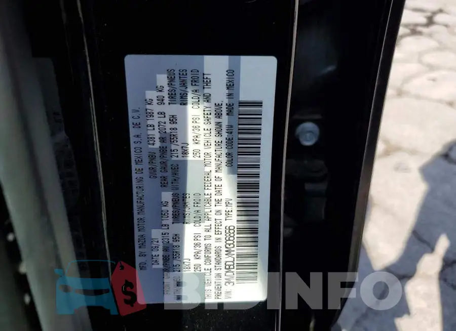 3MVDMBDLXMM306856 Photo# 13