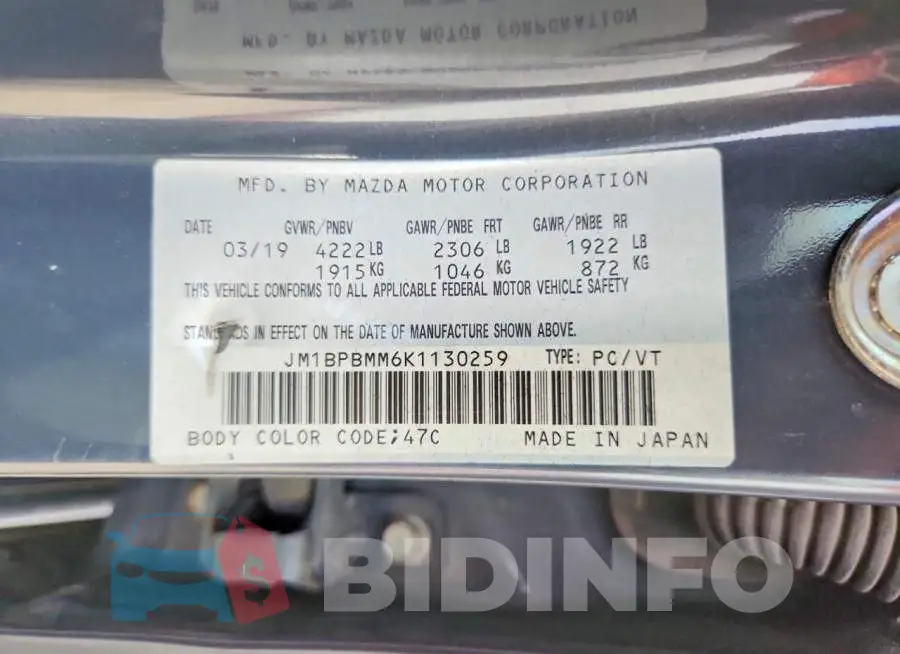 JM1BPBMM6K1130259 Photo# 13