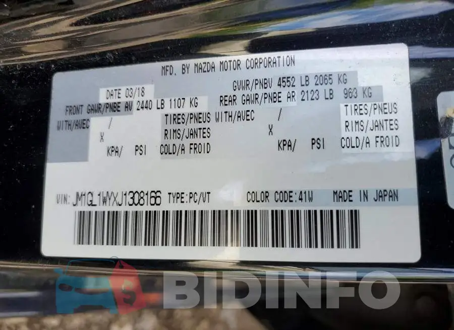 JM1GL1WYXJ1308166 Photo# 12
