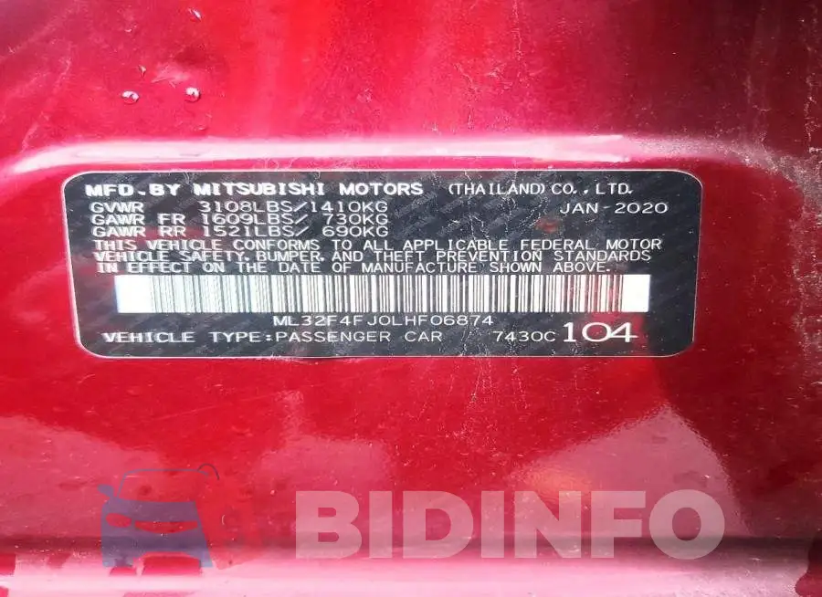ML32F4FJ0LHF06874 Photo# 13