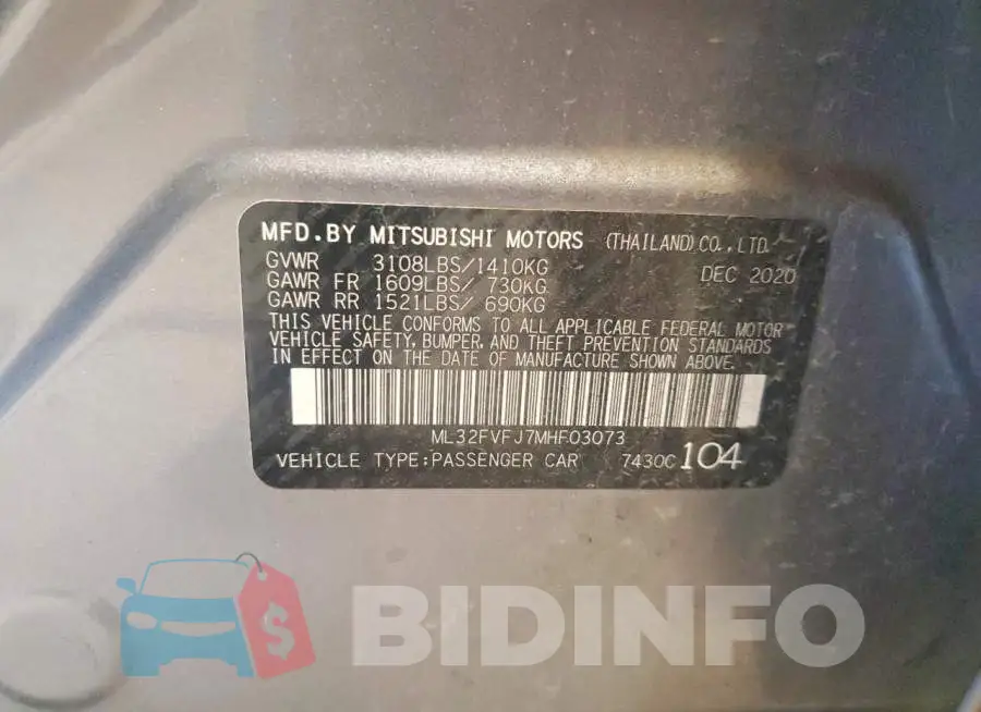 ML32FVFJ7MHF03073 Photo# 12