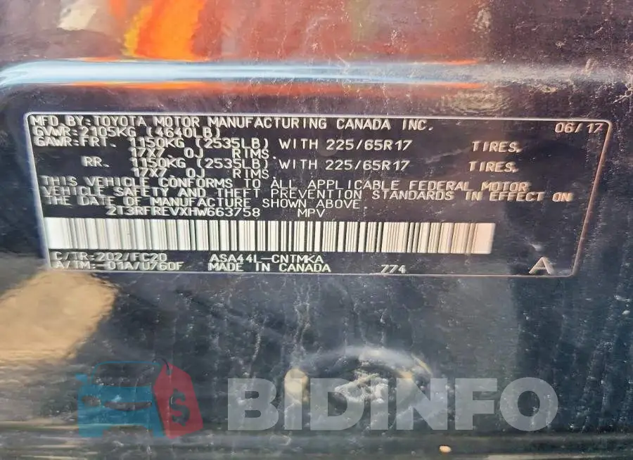2T3RFREVXHW663758 Photo# 13