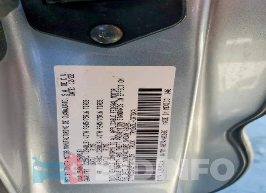 3TYRX5GN2PT074159 Photo# 12