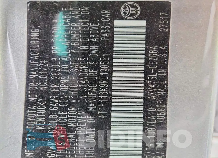 4T1F11BK9RU120554 Photo# 12