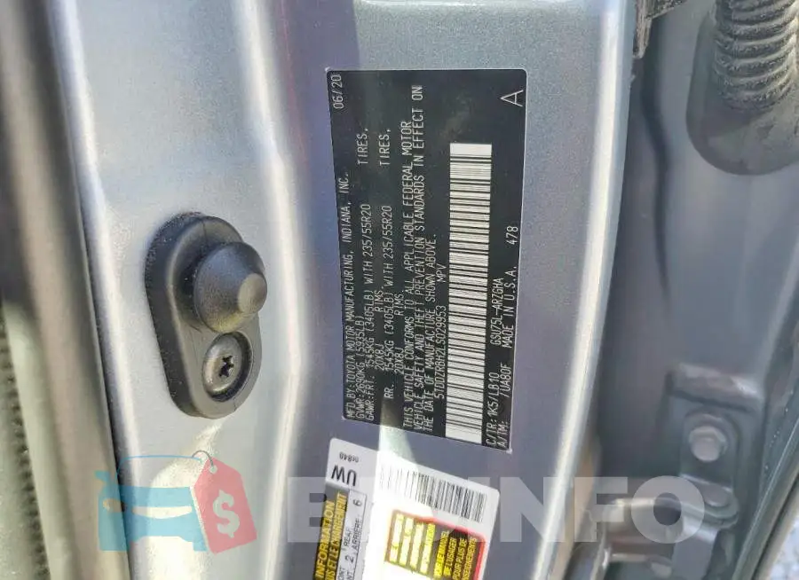 5TDDZRBH2LS029953 Photo# 13