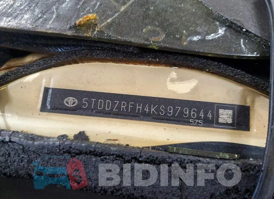 5TDDZRFH4KS979644 Photo# 13