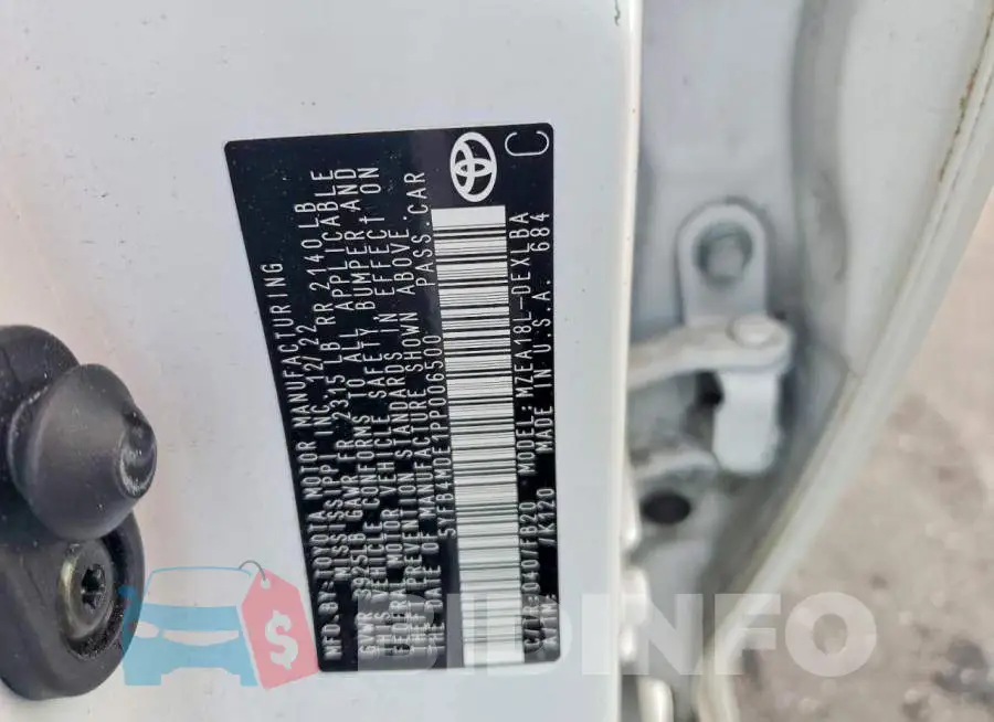 5YFB4MDE1PP006500 Photo# 12