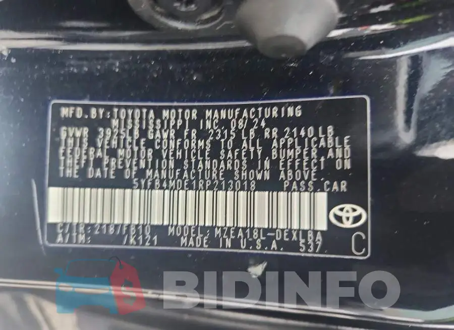 5YFB4MDE1RP213018 Photo# 13