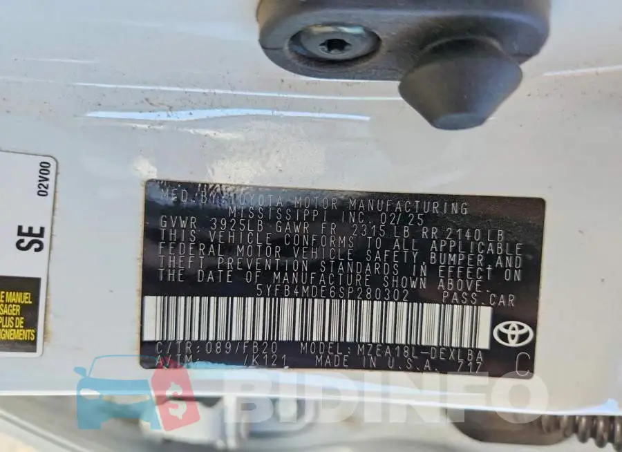 5YFB4MDE6SP280302 Photo# 13