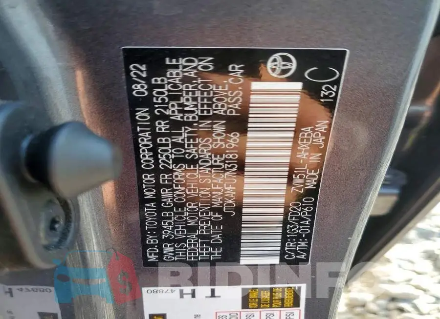 JTDKAMFU7N3181966 Photo# 12