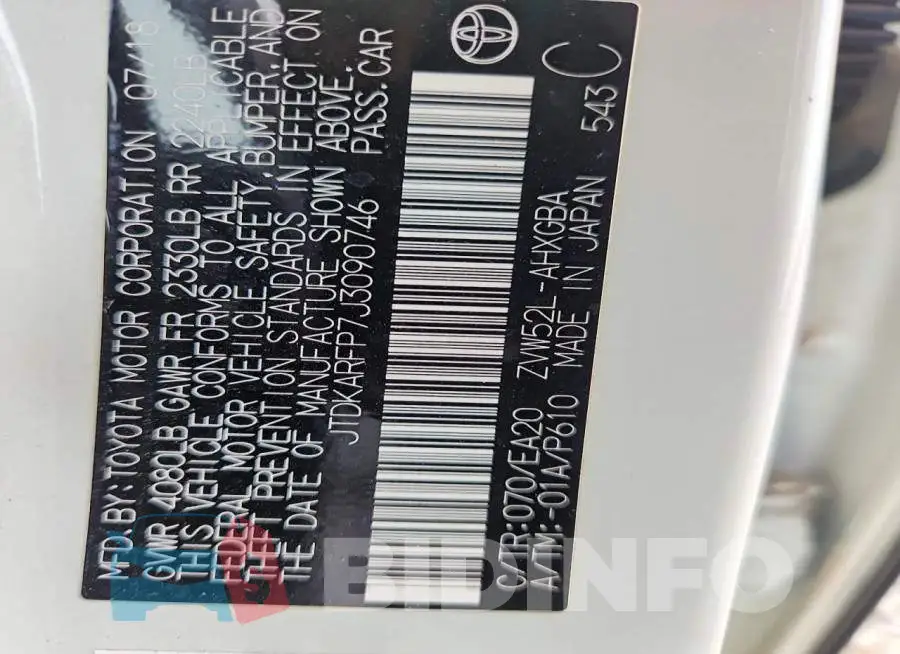 JTDKARFP7J3090746 Photo# 12