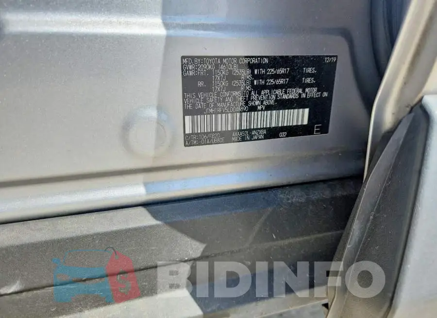 JTMH1RFV5LD048890 Photo# 14