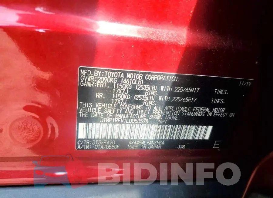JTMP1RFV1LD053578 Photo# 13