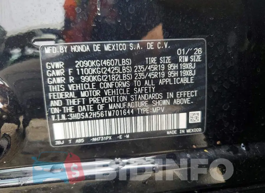 3HDSA2H56TM701644 Photo# 13