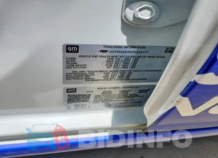 1GTRHAED0TZ111777 Photo# 12