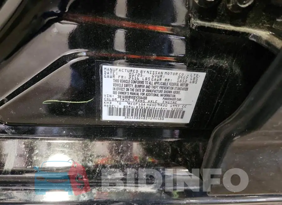 3N1AB8BV8SY294488 Photo# 12