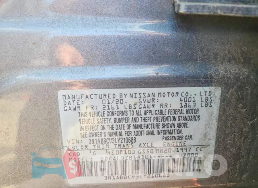 3N1AB8CV3LY210688 Photo# 12