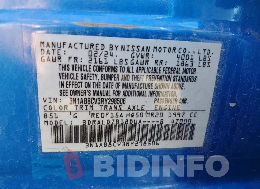 3N1AB8CV3RY298506 Photo# 12