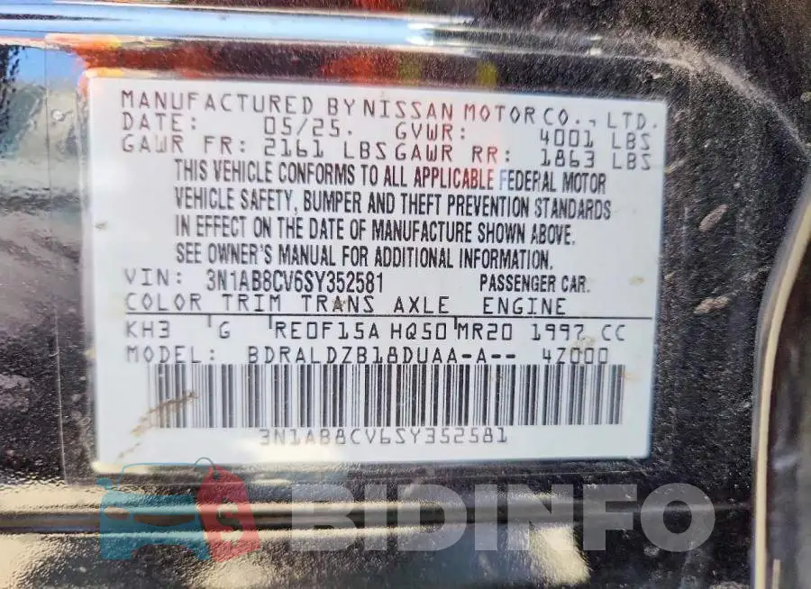 3N1AB8CV6SY352581 Photo# 12