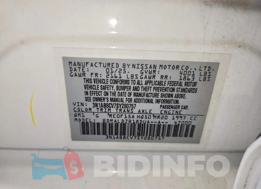 3N1AB8CV7SY280757 Photo# 12