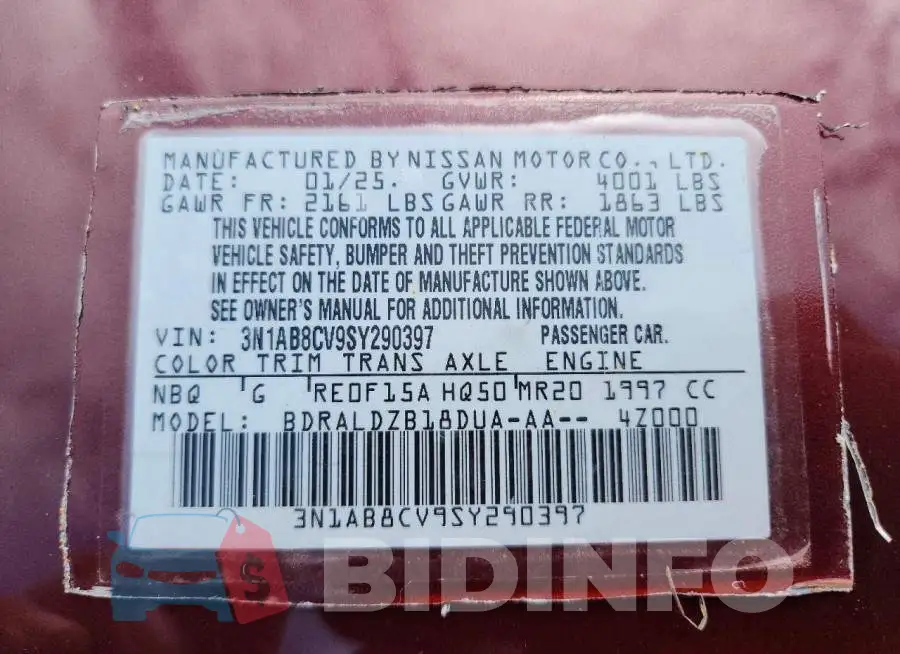 3N1AB8CV9SY290397 Photo# 13