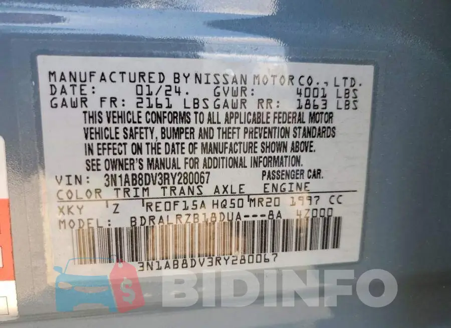 3N1AB8DV3RY280067 Photo# 12